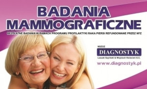 obrazek gw{q��ATNE BADANIA MAMMOGRAFICZNE  wiecej