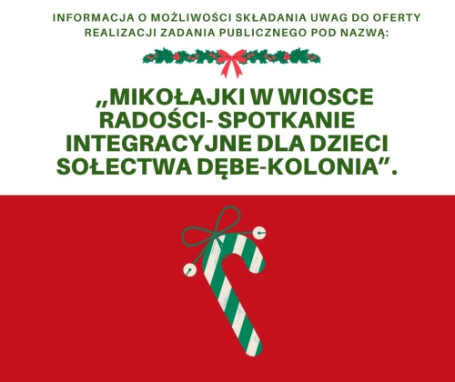 obrazek mgormacja o możliwości składania uwag do ofert wiecej